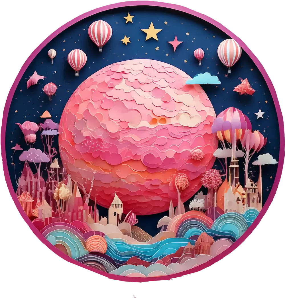 Webdesignline Pink Planet1